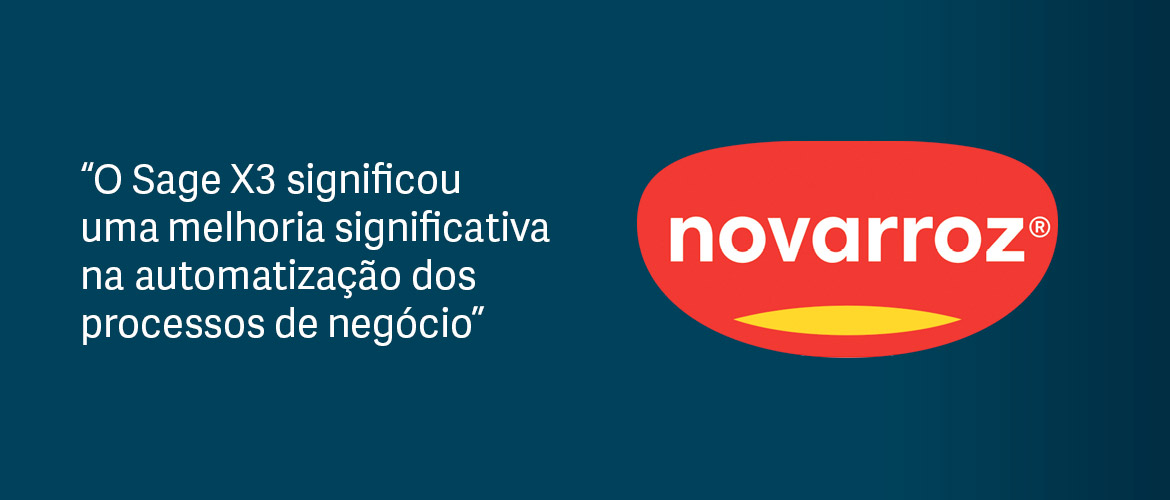 Sage Partnews Novarroz “O Sage X3 significou uma melhoria