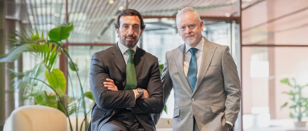 José Luis Martín Zabala, diretor-geral da Sage Iberia e Aaron Harris